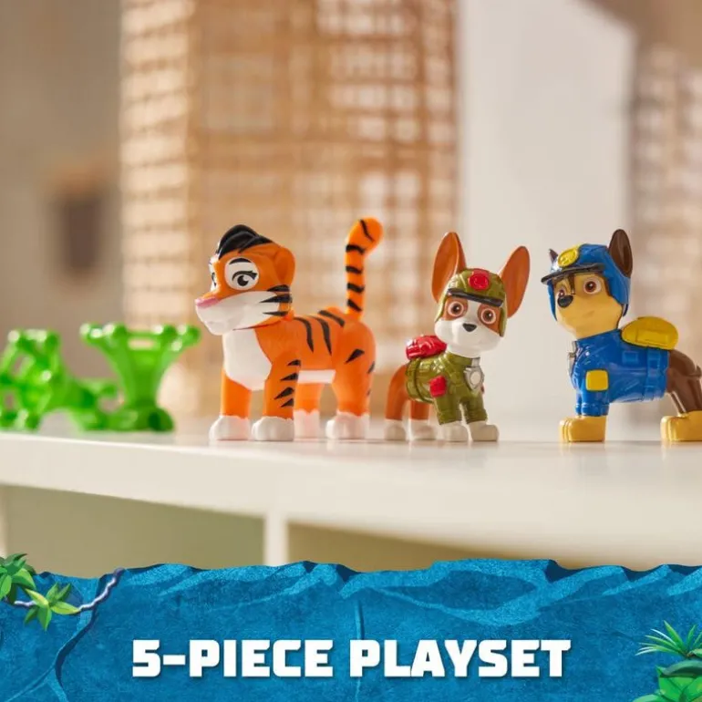 Paw Patrol Set JunglePups con Marshall, Tracker y Tiger