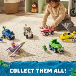 Paw Patrol Vehículo con Figura de Rubble en la Jungla