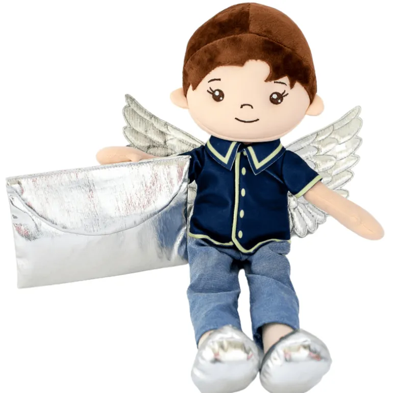 Peluches Angelitos de Guarda con Mensaje Seri