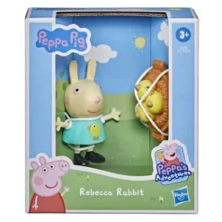 Peppa Pig Muñeca Rebecca Liebre con Nido de Pajaritos