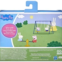 Peppa Pig Set de Juegos Parque de Juegos con Peppa y Rebeca Liebre
