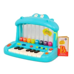 Piano Hipopótamo con Pajaritos Voladores