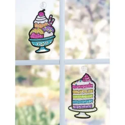 Pintura Brillante de Dulces para Ventanas