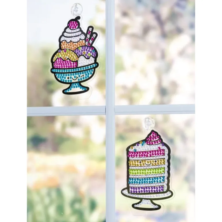 Pintura Brillante de Dulces para Ventanas
