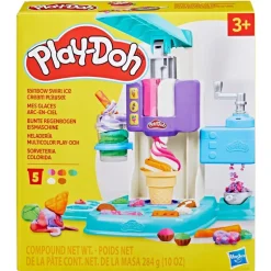Play-Doh Set de Juegos Heladería con Maquina de Helados Accesorios y 5 Latas