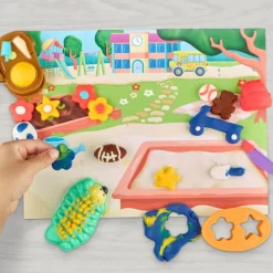 Play-Doh Bus de la Escuela Set de Juegos con Accesorios y 9 Latas