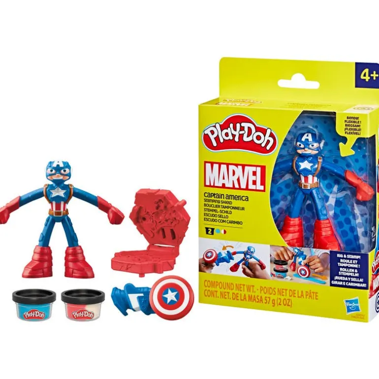 Play-Doh Marvel Figura Capitán América