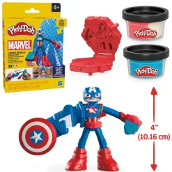 Play-Doh Marvel Figura Capitán América