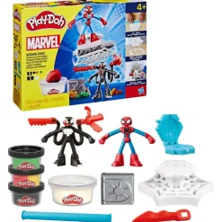 Play-Doh Marvel Set De Juego Spider-Man Lanza Y Atrapa