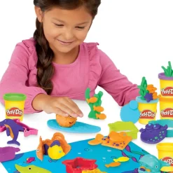 Play-Doh Set de Juegos Amigos del Mar con 12 Accesorios y 5 Latas