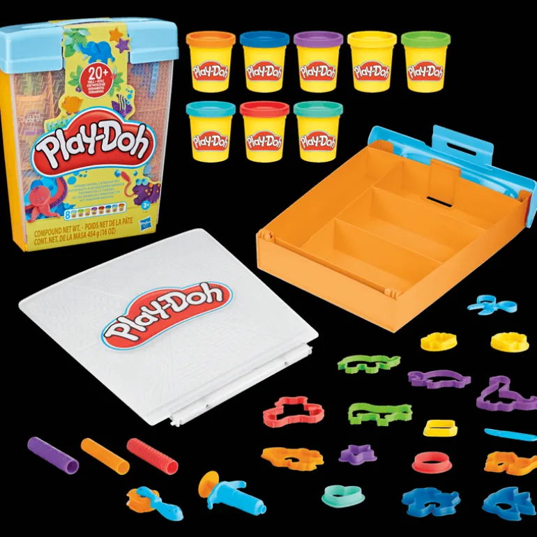 Play-Doh Set de Juegos Animales e Imaginacón con 23 Accesorios y 8 Latas