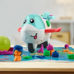 Play-Doh Set de Juegos Avión con 3 Accesorios y 4 Latas