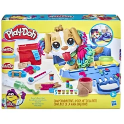 Play-Doh Set de Juegos Maletín de Veterinario con Accesorios y 5 Latas