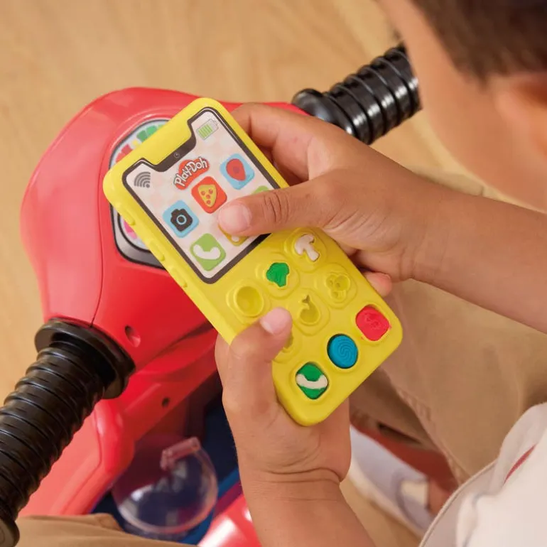 Play-Doh Vespa Montable Correpasillos y Pizzería con 15 Accesorios y 10 Latas