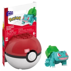 Pokemon Pokébola con Bulbasaur Mega Construx