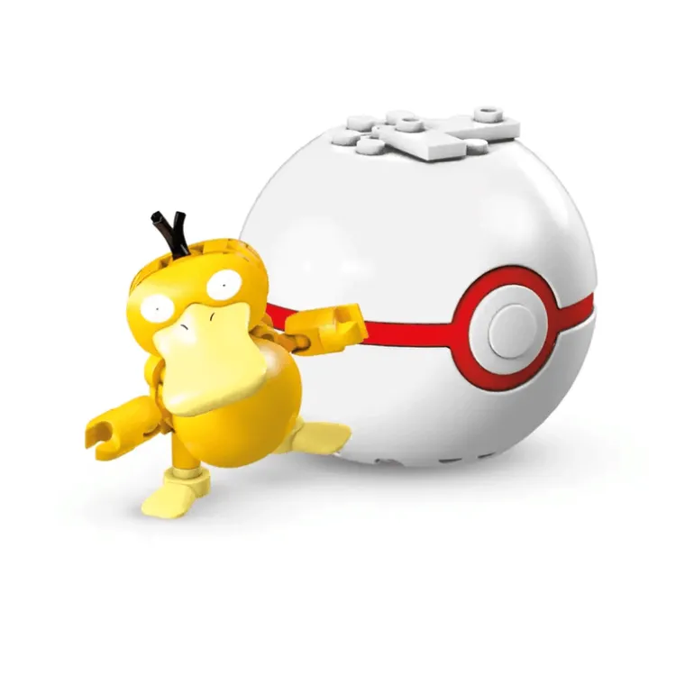Pokemon Pokébola con Psyduck Mega Construx