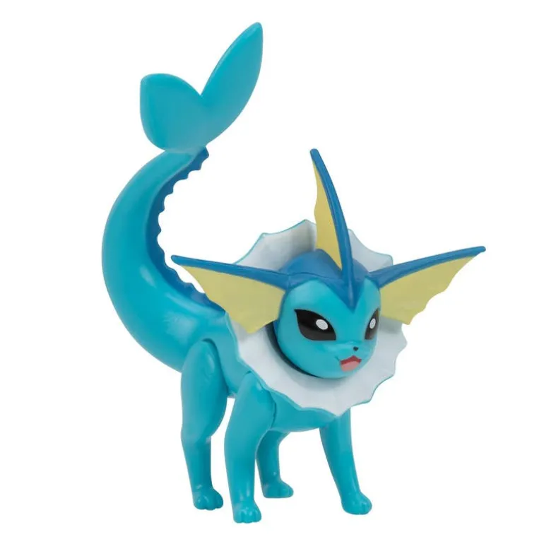 Pokémon 3 Pack Figuras de Batalla Rockruff, Bellossom Y Vaporeon PKW3507