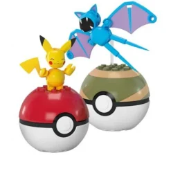 Pokémon 2 Pack Pokébolas Incluye Charmander y Pichu Mega Bloks