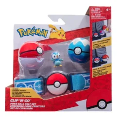 Pokémon 2 Packs Figuras de Juguete Piplup y Cinturón 95283