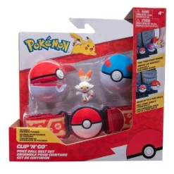Pokémon 2 Packs Figuras de Juguete Scorebunny y Cinturón 95283