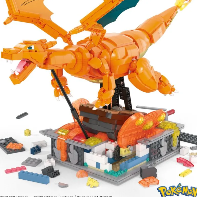 Pokémon Charizard Mega Construx Collector con Movimiento HMW05