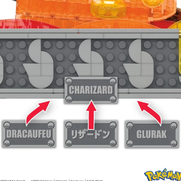 Pokémon Charizard Mega Construx Collector con Movimiento HMW05