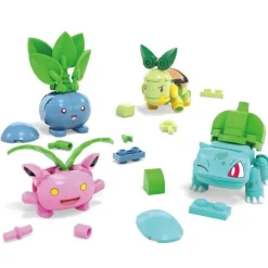 Pokémon Equipo Planta Mega Construx con 4 Pokeballs