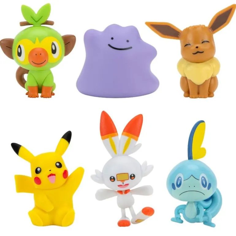 Pokémon Set de 6 Figuras de Batalla Multipack PKW2469