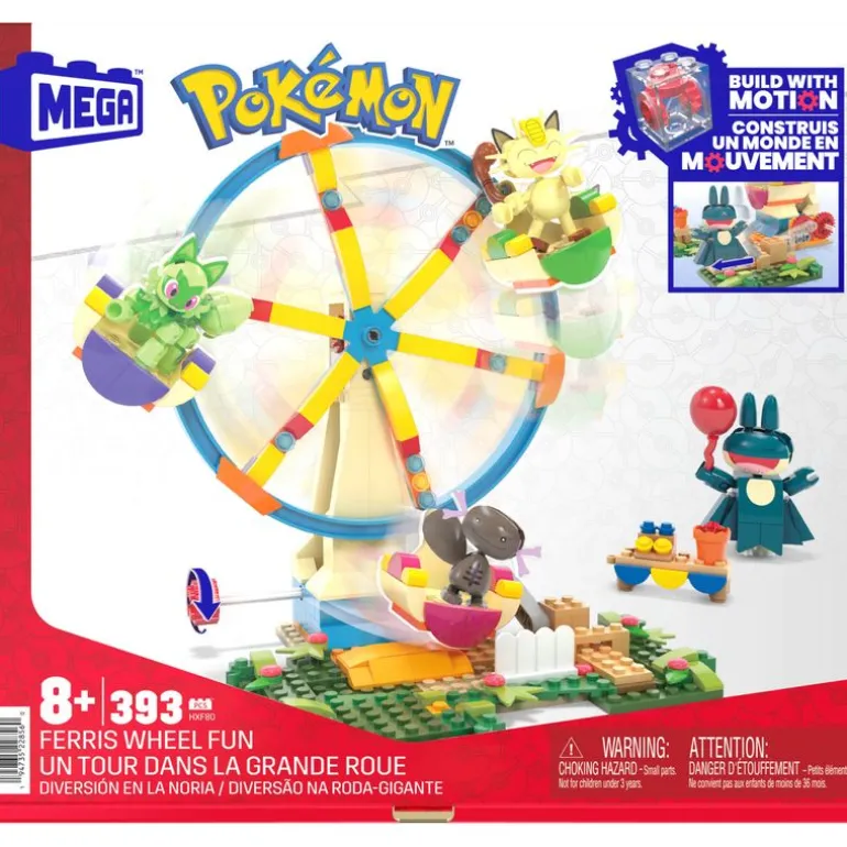 Pokémon Set de Juego Diversión En La Noria Mega Bloks