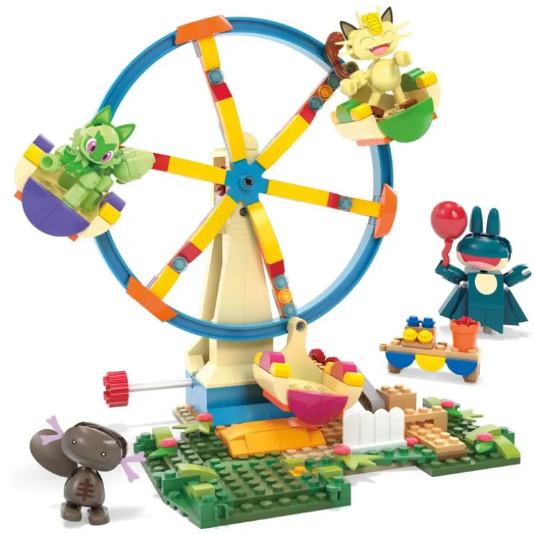 Pokémon Set de Juego Diversión En La Noria Mega Bloks