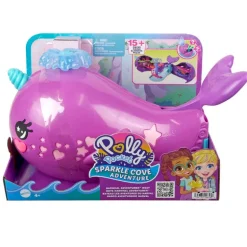 Polly Pocket Ballena Parque Acuático con más de 30 accesorios