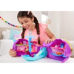 Polly Pocket Ballena Parque Acuático con más de 30 accesorios