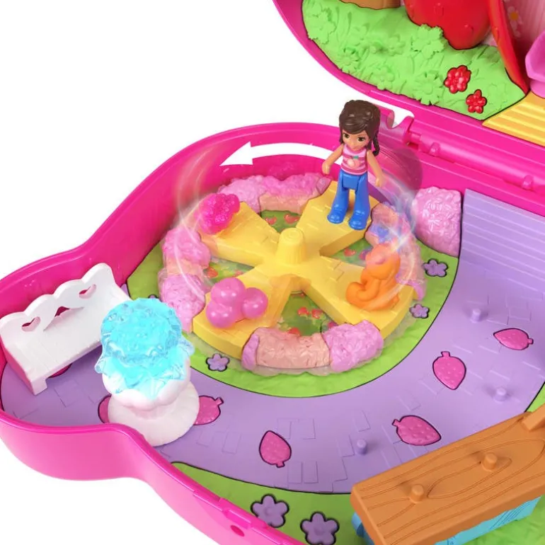 Polly Pocket Estuche de Osito de Fresa