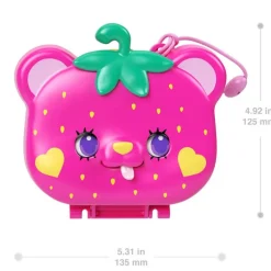 Polly Pocket Estuche de Osito de Fresa