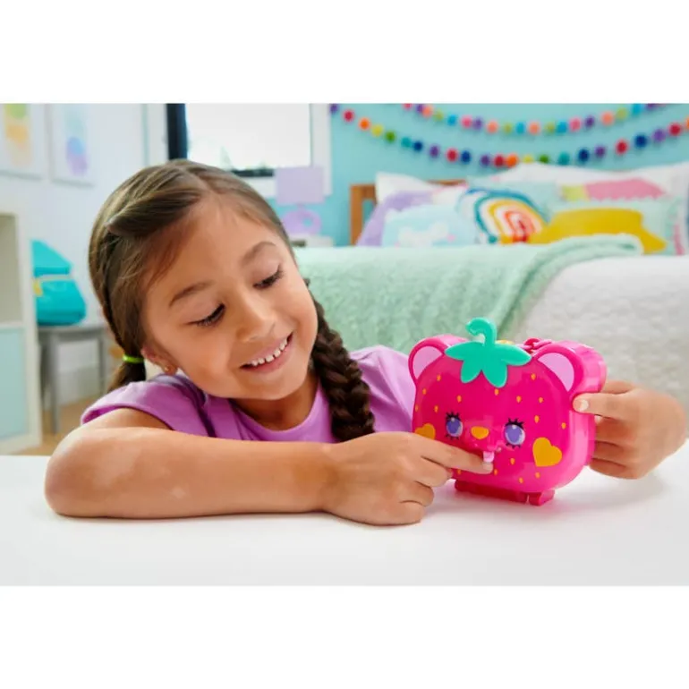 Polly Pocket Estuche de Osito de Fresa