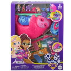 Polly Pocket Estuche Familia de Perezosos