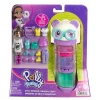 Polly Pocket Muñeca Tubo de Panda con 3 Outfits