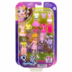 Polly Pocket Outfitt Abejita Sorpresa con Perrito Feliz