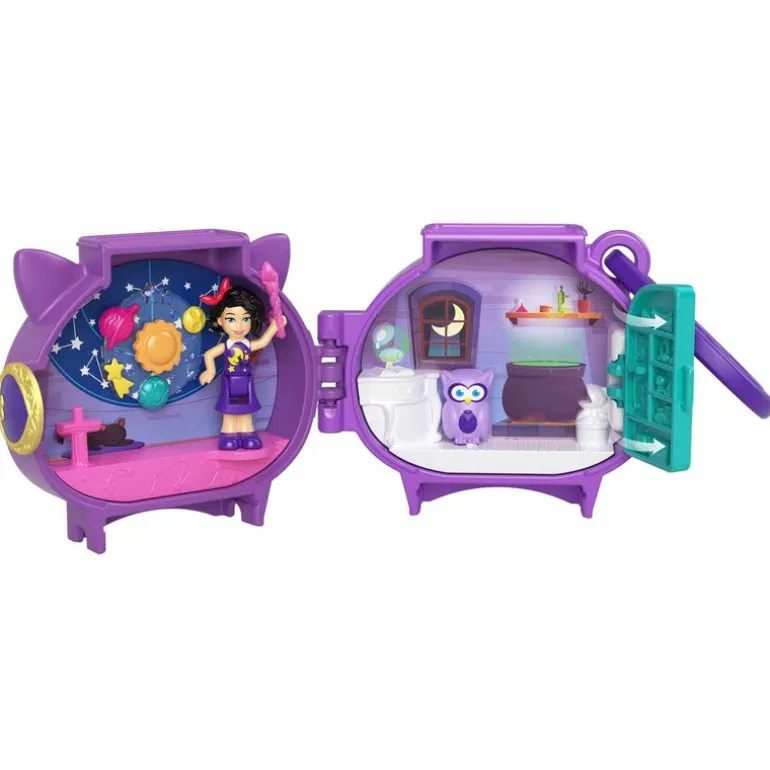 Polly Pocket Set de Juegos Mini Mundo de Mascotas Búho