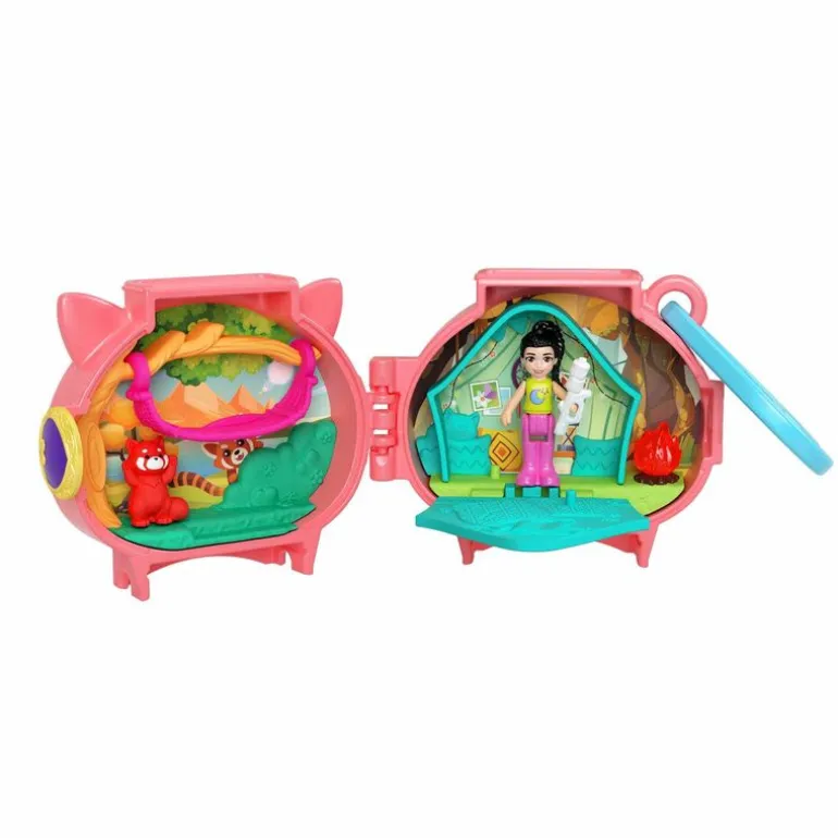 Polly Pocket Set de Juegos Mini Mundo de Mascotas Panda