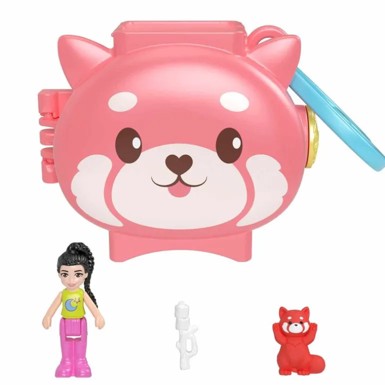 Polly Pocket Set de Juegos Mini Mundo de Mascotas Panda