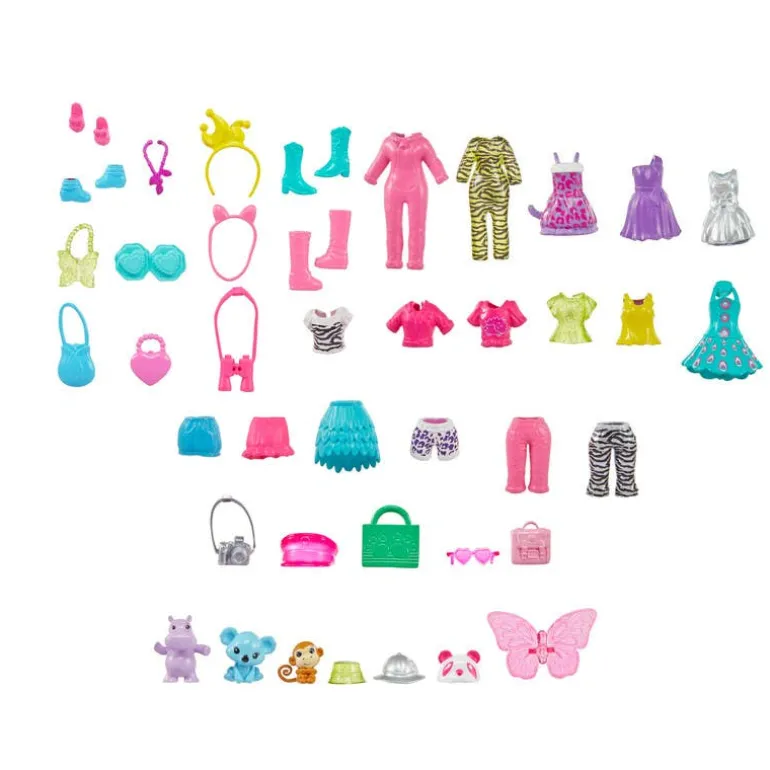 Polly Pocket Súper CloSet de Juegos de Animalitos para Polly y sus amigas.