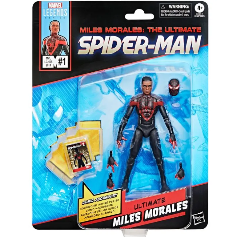 PREVENTA Hasbro Marvel Legends Series Ultimate Miles Morales El Hombre Araña G1591