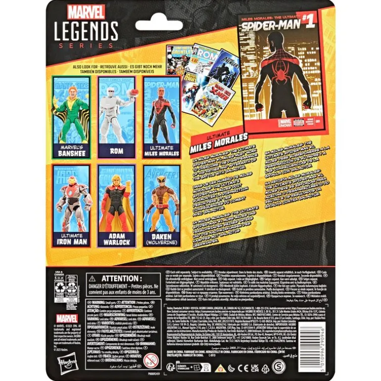 PREVENTA Hasbro Marvel Legends Series Ultimate Miles Morales El Hombre Araña G1591