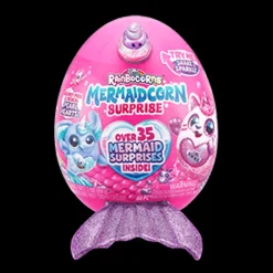 Rainbocorns Huevo Sorpresa con Peluche Mermaidcorn Morado