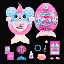 Rainbocorns Huevo Sorpresa con Peluche Mermaidcorn Rosa