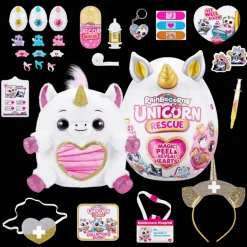 Rainbocorns Huevo Sorpresa Dorado 50 Accesorios Sorpresa