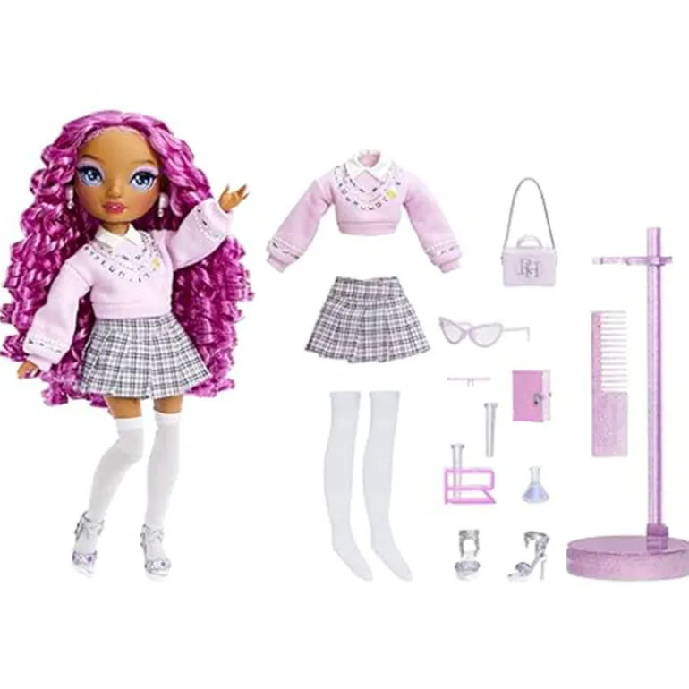 Rainbow High Fashion Doll LilacOutfit School