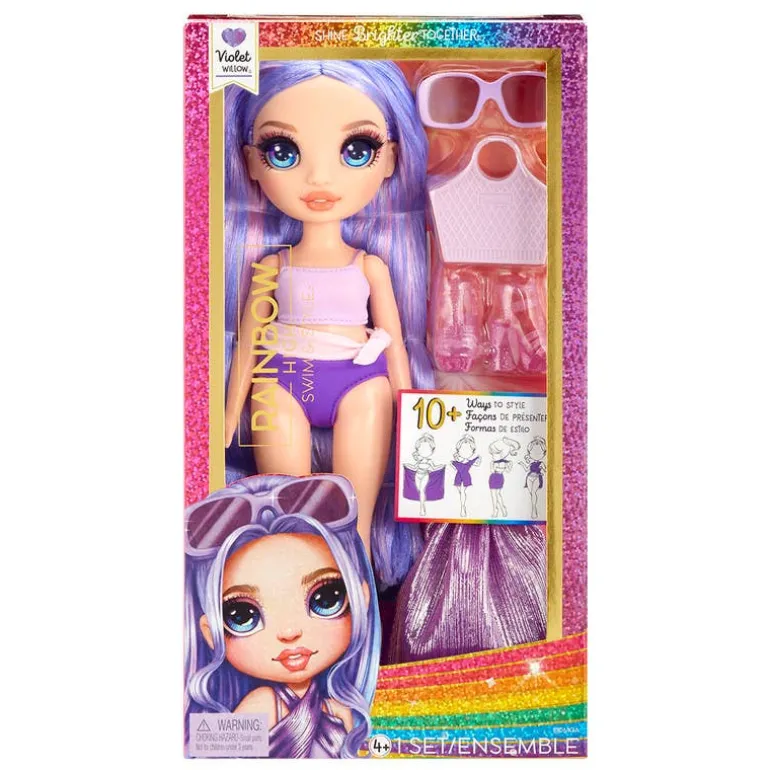 Rainbow High Fashion Doll Swim & Style Fashion Doll Violet