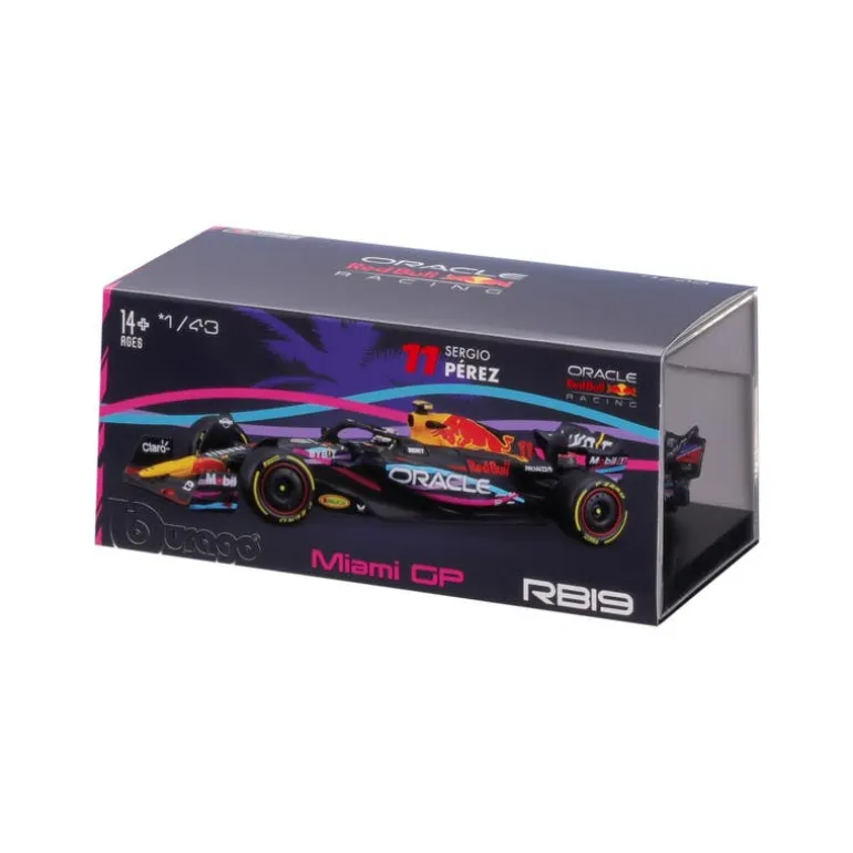 Red Bull Formula Uno F1 Escala 1:43 Red Bull Racing RB19, Checo Pérez MaimiGP Edition